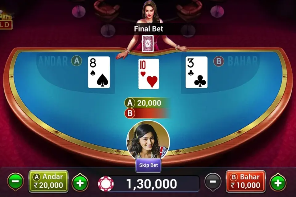 Table Games বিভাগের card table দৃশ্য